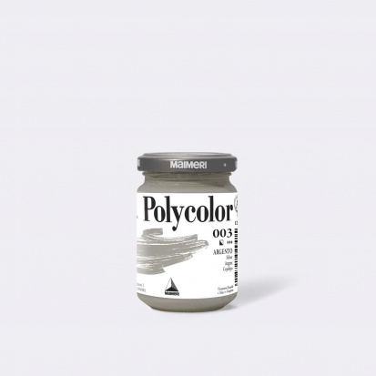 Акриловая краска "Polycolor" серебро 140мл